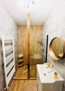 Vonios kambarys apgyvendinimo įstaigoje Ama Apartament - Cota 1000 Sinaia
