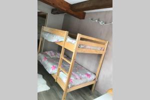 Postel nebo postele na pokoji v ubytování Am Dàntzwaj