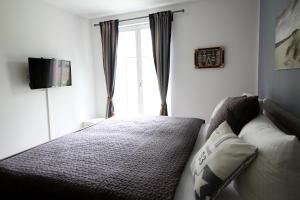 Una cama o camas en una habitación de Käpt'n Bickbeer