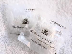 a group of three envelopes with writing on them at APA Hotel Nambaminami Daikokucho Ekimae in Osaka