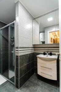 Koupelna v ubytování Apartman MDB LUX