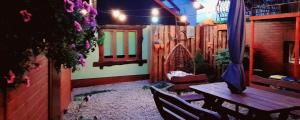 Patio lub wspólna przestrzeń na świeżym powietrzu w obiekcie Noclegi przy Czosie