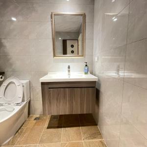 Koupelna v ubytování 墾丁聚點旅棧 2Ps Hotel