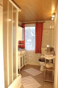 ブラウンラーゲにあるFerienwohnung Leonieのバスルーム(トイレ、洗面台付)