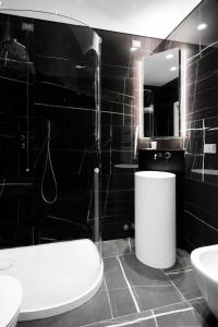Koupelna v ubytování Hotel Doriguzzi