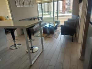 Posedenie v ubytovaní Edificio Medano Con Con