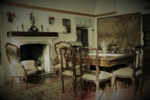 Dining area in a vendégházakat