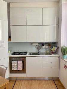 Кухня или мини-кухня в Squisito appartamento in stabile Vecchia Milano
