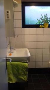 Koupelna v ubytování Ammerländer Ferienwohnung