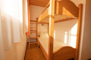 a couple of bunk beds in a room at Schoners Einfanghof WILD005 in Niederau