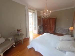 Cama o camas de una habitación en Hosteria de Arnuero
