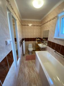 Kúpeľňa v ubytovaní Penzión Oáza