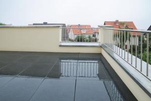 En balkon eller terrasse på Designpension Idyll Nr 3 - Hotel Garni - Sennhütte 1