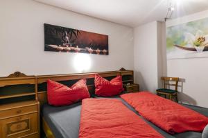 Letto o letti in una camera di Haus Ruepp