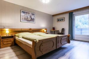 Letto o letti in una camera di Haus Ruepp