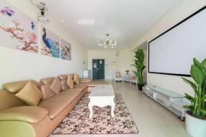 Χώρος καθιστικού στο Sanya Wen Xin Hai Jing Apartement