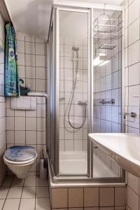Koupelna v ubytování Haus Ruepp