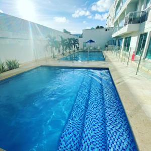 Swimmingpoolen hos eller tæt på San Andrés espectacular apto frente al mar, WI-FI