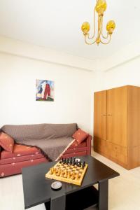 Posezení v ubytování Aloe Apartments