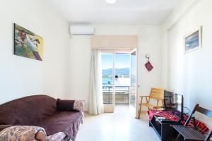 Posezení v ubytování Aloe Apartments