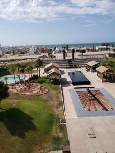 an aerial view of a resort with a swimming pool at Corona Del Sol 1104, Puerto Peñasco, Las Conchas in Puerto Peñasco