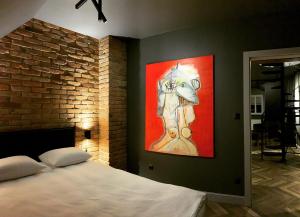 Posteľ alebo postele v izbe v ubytovaní Old Town Luxury Apartments Zgorzelec