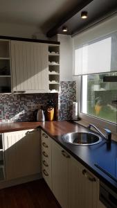 A cozinha ou cozinha compacta de Am Ufersteig-I