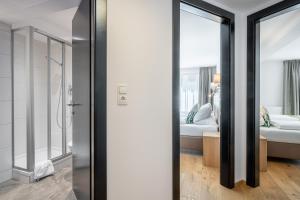 Letto o letti in una camera di Edelweiss Apartments 200m zum Lift - Silvretta Card Premium Inklusive