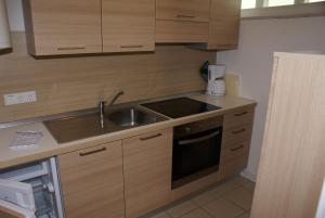 Kuchyňa alebo kuchynka v ubytovaní Appartementanlage Bach