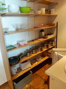 Kuchnia lub aneks kuchenny w obiekcie Appartment am Egghof
