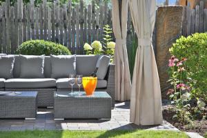 Vonkajšia záhrada v ubytovaní Apartmenthaus Jörg - im Sommer INKLUSIVE Super-Sommer-Card