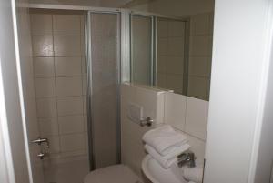 Kúpeľňa v ubytovaní Appartementanlage Bach