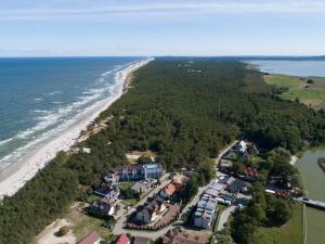 an aerial view of a resort and the beach at Apartamenty Jeanette in Rowy