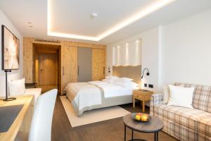 Katil atau katil-katil dalam bilik di Hotel Grünauerhof