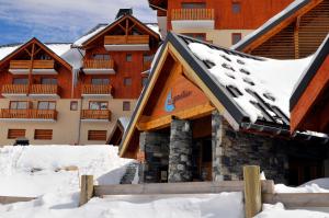 Το Résidence Goélia - Le Rond Point des Pistes τον χειμώνα