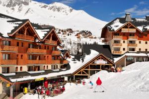 Το Résidence Goélia - Le Rond Point des Pistes τον χειμώνα