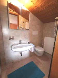 A bathroom at Pension Tannheim Még 28 kép