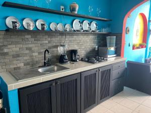 Dapur atau dapur kecil di Departamento Chepe