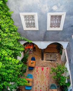 Zahrada ubytování Riad les 2 Portes