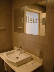 Koupelna v ubytování Hotel Ortuella