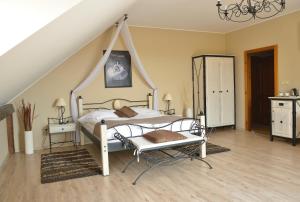 Posteľ alebo postele v izbe v ubytovaní Hotel Via Ironia