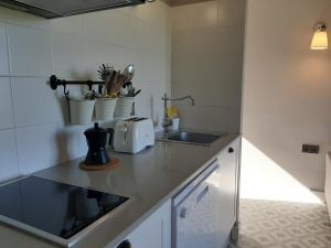 A kitchen or kitchenette at Apartamentos El Llanin