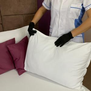 Postel nebo postele na pokoji v ubytování Hotel Bordeaux
