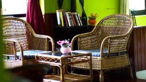 Uma área de estar em Monkey Bunky-3Monkeys Backpacker's Hostel