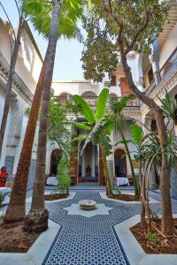 Zahrada ubytování RIAD LOUDAYA AND SPA