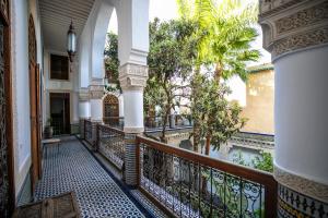 Balkón nebo terasa v ubytování RIAD LOUDAYA AND SPA