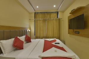 Postel nebo postele na pokoji v ubytování Hotel Residency Park