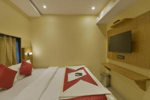 TV a/nebo společenská místnost v ubytování Hotel Residency Park