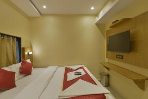 TV a/nebo společenská místnost v ubytování Hotel Residency Park