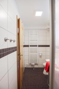 Koupelna v ubytování "Ferienhof Hinz" - Klatschmohn EG